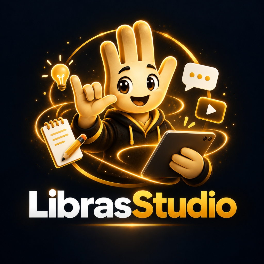 Logotipo e Logomarca LibrasStudio